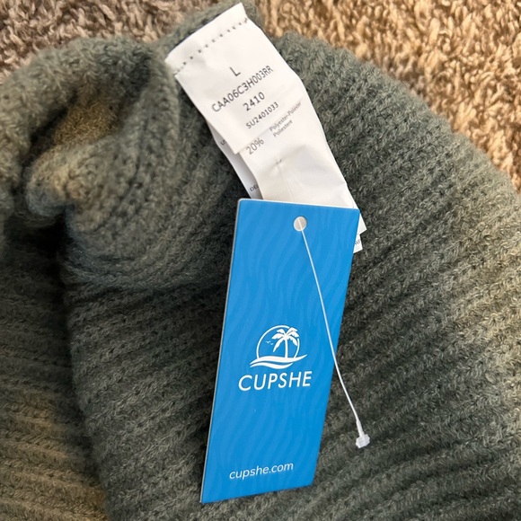 Cupshe knit green sweater dress - Picture 5 of 5